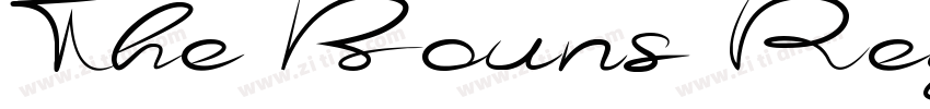 The Bouns Regular字体转换